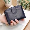 Yamashi mayoreo Nuevo Moda Mujer cuero encerado al aceite Corea lindo personalidad Mini tarjetero billetera corta para mujer