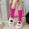 Calcetines Jk de Punto, Calcetines Largos de Tubo para Pantorrilla de Mujer, Calentadores de Piernas, Calcetines Holgados Cálidos de Otoño e Invierno, Rodilleras Lolita Calcetines Venta al por Mayor