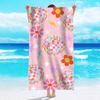Toalla de playa de terciopelo de un lado para comercio exterior, toalla de playa de microfibra, toalla de verano con múltiples patrones, toalla de baño, playa de verano