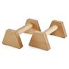 Soporte de madera para flexiones transfronterizo haya pino material sólido agarre redondo equipo de fitness integral