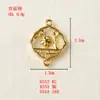 Suministro directo de fábrica accesorios de núcleo de flor de rama de aleación colgante de borla nuevo DIY accesorios para ropa, bolsos, joyería