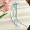 Dulce Niña Techo~Lazo de Cinta Horquilla Serpentina Coreano Dulce Niña Tocado Accesorios para el Cabello Cabello Trenzado