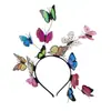 Diademas Transfronterizas, Nuevos Accesorios para la Cabeza, Diademas de Mariposa, Diademas de Reno Navideñas para Adultos, Día del Niño Diademas de Mariposa al por Mayor