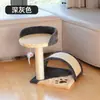 Marco de escalada para gatos de comercio exterior, casa pequeña para gatos, árbol para gatos integrado que ahorra espacio, poste rascador para gatos de sisal resistente al desgaste y a los arañazos, venta al por mayor transfronteriza