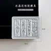 Nueva Concepción Artística Flor de Cristal de Hielo Hielo Creativo Molde de Silicona Arte de Uñas Lirio Tallado Joyería para Uñas Diy Molde de Silicona