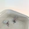 Cuento de Hadas ~ mariposa hueca borla clip para hueso de la oreja aretes de una pieza diseño nicho personalidad popular femenino