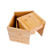 Caja de Bambú Vintage Caja de Joyería de Bambú Caja de Almacenamiento de Escritorio Caja de Joyería de Bambú Caja de Bambú Vintage Embalaje de Caja de Regalo