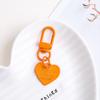 Colgante de Joyería para Pintar Hecho a Mano DIY Serie de Dulces Nuevo Colgante de Llavero de Corazón de Aleación Venta al por Mayor
