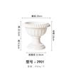 Vaso de Flores de Plástico com Colunas Romanas em Estilo Europeu, Decoração de Arranjo de Flores Artificiais, Vaso Decorativo de Jardinagem Criativa em Ângulo Alto, Vaso de Flores Removível