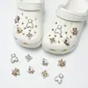 Amuletos para Zapatos Croc, Accesorios para Mujer, Clips para Zapatos DIY, Decoraciones 3D con Pedrería, Clips Desmontables, Estilo de Moda de Influencers