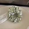 Gomas de Satén Fruncidas para Mujer, Multicolor, Bandas Elásticas de Alta Elasticidad Que No Dañan el Cabello, Bandas para Coletas, Gomas Elásticas, Accesorios para el Cabello