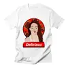 Camiseta de Algodão de Verão Nova Moda Engraçada Lana Del Rey Algodão Europeu e Americano