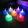 Luzes de velas eletrônicas LED pacote de iluminação de velas de proposta romântica confissão de casamento luzes criativas de aniversário à noite venda quente