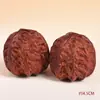 Piezas de mano de palo de rosa talladas, Coleccionables de cuerno de rinoceronte y palo de rosa, Adornos Pixiu, Calabaza, Tortuga Dragón, Tortugas de la Fortuna talladas