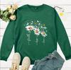 2025Wish Ebay Amazon Estación Independiente Sudadera Holgada Cuello Redondo Aliexpress Creativa Navideña para Hombres y Mujeres
