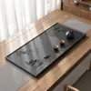 Bandeja de Chá de Pedra Wujin Atacado para Casa Escritório Simples Estilo Desktop Bandeja de Chá Embutida com Drenagem Bandeja de Chá Pequena