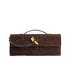 Bolsa de Palha 2025 Novo Estilo Estilo Luxo Acessível Bolsa de Mão Feminina Bolsa Transversal Grande Capacidade Fosca Bolsa de Jantar Crossbody