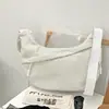 Design de Nicho Estilo Harajuku Bolsa de Mão Casual Tendência Versátil Bolsa Tote de Tecido de Nylon Bolsa de Ombro Feminina Estilo Ocidental Simples