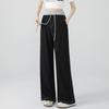 Pantalones de Verano para Mujeres Embarazadas Jeans de Tencel Finos Ropa Exterior Casual Pequeña Edición Estrecha Seda de Hielo Pantalones de Pierna Ancha para Mujeres Embarazadas