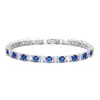 Pulsera de Zirconia de 4 mm Más Vendida de Amazon, Gama Alta, Lujo Ligero, Joyería de Pulsera de Moda para Mujer, 16 cm - 23 cm
