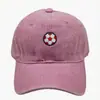 Boné de Baseball Lavável Popular com Bordado, Boné de Baseball de Futebol para Homens e Mulheres, Boné de Proteção Solar para Uso Externo