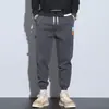 Pantalones casuales de tobillo atados de marca de moda otoñal, juveniles, guapos, holgados, primer plano, pantalones de chándal, Ruan guapo, combinan con todo, cintura elástica, pantalones casuales para hombre