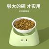Tigela de Gato de Cerâmica Tigela de Cachorro de Aço Inoxidável Protege a Coluna Cervical Inclinada Tigela Dupla Alimentador Lento Dispensador Automático de Água Tigela 3 em 1 para Pet