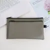 Bolsa de Contas de Couro PU Europeu e Americano Bolsa de Dinheiro Bolsa de Depósito Bolsa de Armazenamento Amostra de Cor da Amazon Pode Ser Logotipo Impresso Atacado