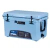 Caja Aislada de 45 Cuartos y Lldpe Refrigerador Portátil para Acampar Montado en el Coche Hielera para Pesca Comercial al Aire Libre Cubeta de Hielo Hielos Portátiles