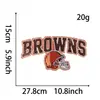 Los parches de lentejuelas con temática de equipo de la Liga de Fútbol Americano NFL son adecuados para la decoración DIY de ropa y bolsos.