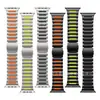 Correa de reloj iWatch, compatible con Apple Watch/Ultra 3/2, con cierre magnético de titanio y correa de silicona