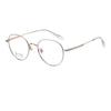 Gafas de titanio puro con diseño mate de dos colores, gafas de moda de Shenzhen de alta calidad con montura completa, gafas disponibles para hombres y mujeres