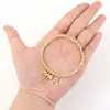 2024 Nuevo Amazon Transfronterizo Colgante de 26 Letras Pulsera de Perlas con Lazo Fiesta Fiesta Accesorios para Mujer