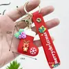 Llavero Navideño Transfronterizo Colgante Caja Sorpresa Papá Noel Muñeco de Nieve Árbol de Navidad Llavero Navideño Colgante Pequeño