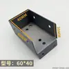 Base de Coluna de Solário Suporte de Ângulo Fábrica Suporte de Ângulo de Pé de Coluna de Tubo Quadrado Fixador de Base Universal de Liga de Alumínio para Tubo Quadrado