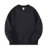 Estilo Novo de Outono Moletom de Gola Redonda Mistura de Algodão 320g Manga Longa Básico Solto Cor Sólida Unissex Pulôver Camisa Base