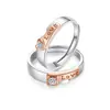 Anillo de Pareja 2025 Nuevo El Amor Es Más Fuerte Que el Oro para Hombres y Mujeres Diseño de Nicho Ins Tendencia Anillo Personalizado Regalo de Cumpleaños