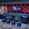 Bar de Discoteca Ktv Sofá Salón de Clubes de Negocios Bar Sala de Karaoke Sala K Habitación Privada Cabina en Forma de U en Forma de L Juego de Mesa de Café