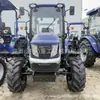 Tractor Agrícola Pequeño 254 Tracción en las Cuatro Ruedas Multifuncional para Huertos Rotocultivador Diésel Tractor con Ruedas Agrícola para Invernaderos