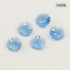 Cuentas de cristal de Austria en forma de OVNI, colgante pequeño para pulsera DIY, accesorios para collar 6200(6428) multicolor 6mm