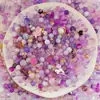 9.9 Liquidación Color Mixto Degradado Hielo Agrietado Glaseado Cuentas Sueltas Regalo DIY Material de Bordado de Cuentas Pulsera Niña