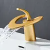 Grifo Creativo de Cascada de Amor para Lavabo Lavabo Caliente y Frío Mesa de Lavado de Inodoro Gabinete de Baño Lavabo Doméstico