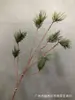 Planta Artificial Galho Alto Agulha de Pinheiro Multi-galho Tridimensional Galho de Agulha de Pinheiro Decoração de Paisagem Árvore de Natal Tira de Galho de Pinheiro Renda Acessórios de Decoração
