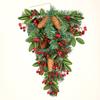 Árbol colgante de Navidad Hongyu con forma de pino de PVC verde para decoración del hogar, colgante para Navidad