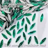Rhinestones para Uñas Largos Tipo Marquisa de Fondo Plano de 2.5*8mm Más Vendidos, Decoraciones para Uñas Serie Brillante, Accesorios para Uñas Usables al por Mayor