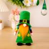 Nueva calle transfronteriza. Día de San Patricio Muñeco del santo patrón irlandés Decoración Festival de la Hoja Verde Muñeco sin rostro Producto creativo
