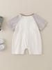 Ropa de Algodón Puro Clase Bebé Verano Nuevo Bebé Niño Dibujos Animados Monos Exteriores Mameluco para Niños Ropa Pedo de Bolsa Verano