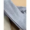 Suéter de punto de cuello redondo gris de alta calidad para mujer, otoño e invierno, holgado, grueso, relajado, suave y ceroso, suéter perezoso