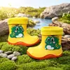 Botas de lluvia para niños nuevas dibujos animados lindas niños bebé botas de lluvia niñas estudiantes niños pequeño zapatos de agua impermeables zapatos de goma