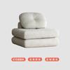 Sofá de Tecido Estilo Cream-Silly para Apartamento Pequeno Nórdico Bloco de Tofu Sem Braços Módulo Destacável Sofá-Cama Tatami
